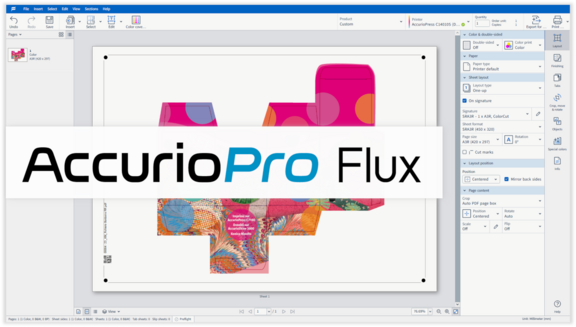 AccurioPro Flux version 10.2.2 screenshot